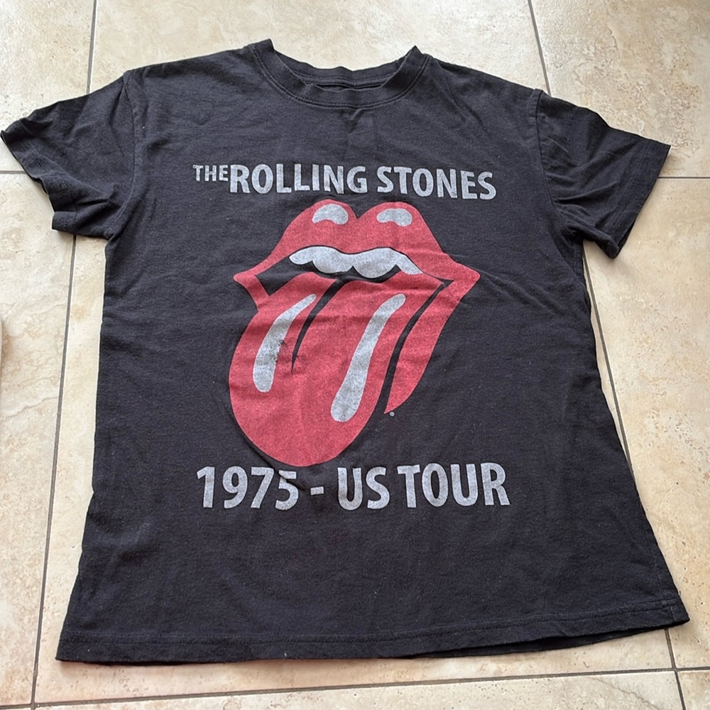 The rolling stones graphic printed t shirt womens xs